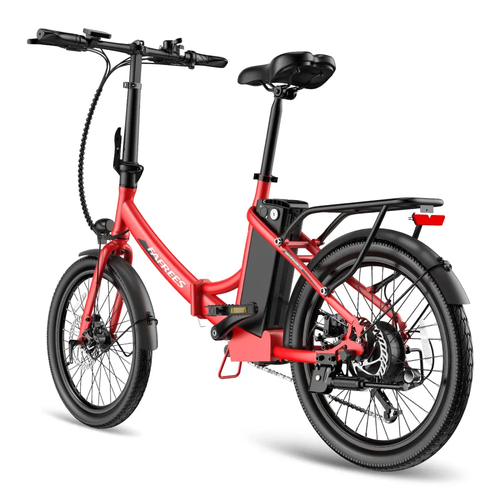 Vélo électrique FAFREES F20 Light - Moteur 250W Batterie 36V16.75Ah Assisted Autonomie 130KM Frein à Disque Mécanique - Rouge