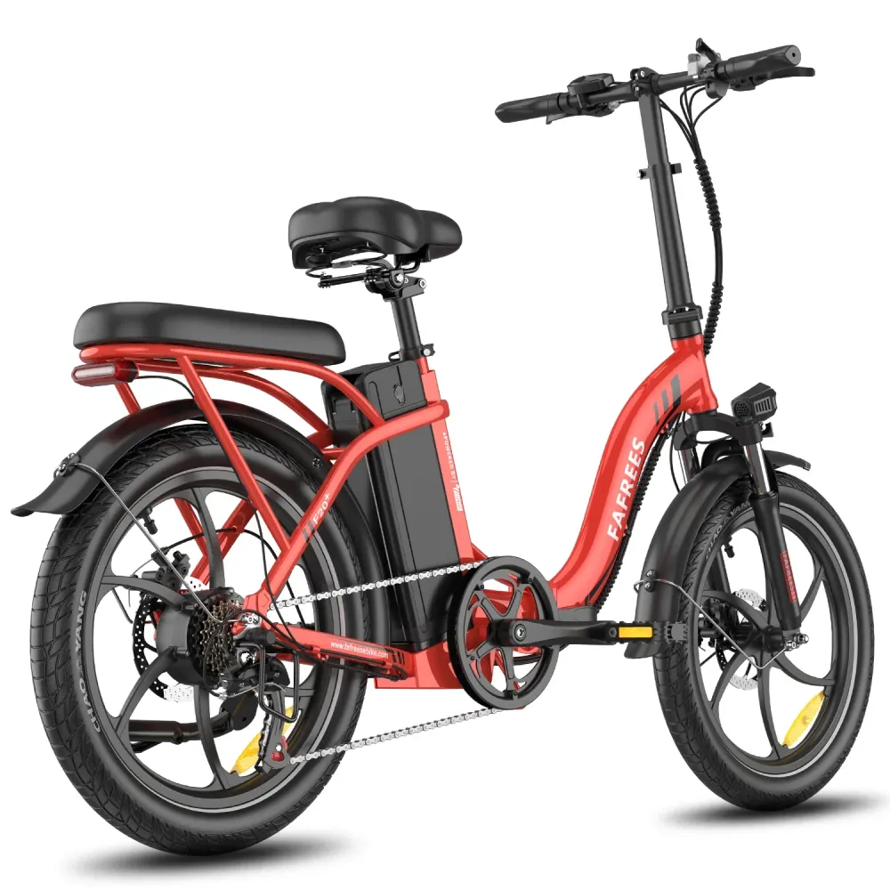 Vélo Électrique FAFREES F20+ - Moteur 250W Batterie 36V20Ah Pneus De 20 Pouces Frein à Disque Mécanique - Rouge
