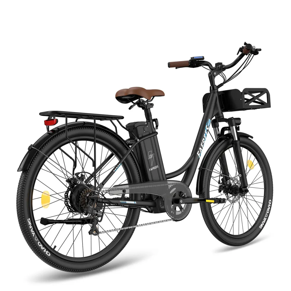 Vélo électrique FAFREES F26 Lasting - Moteur 250W Batterie 36V20.3Ah Assisted Autonomie 160KM Frein à Disque Mécanique - Noir