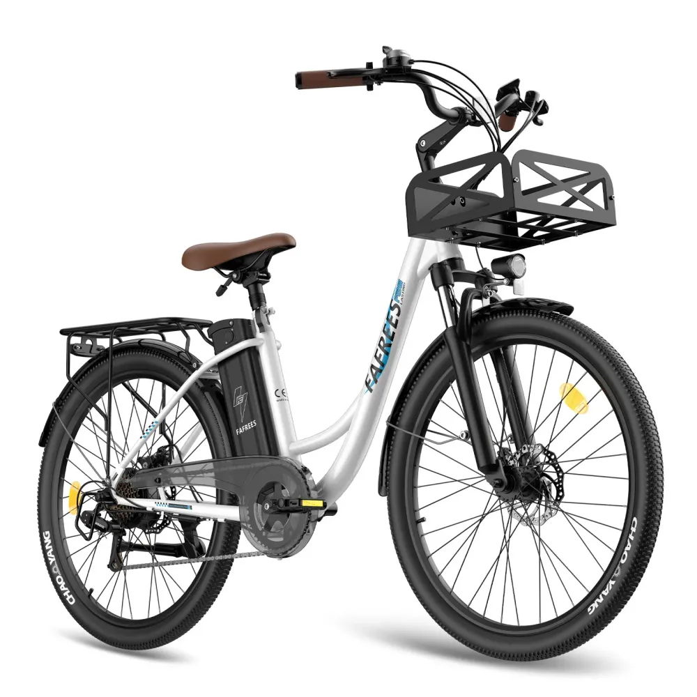 Vélo électrique FAFREES F26 Lasting - Moteur 250W Batterie 36V20.3Ah Assisted Autonomie 160KM Frein à Disque Mécanique - B...