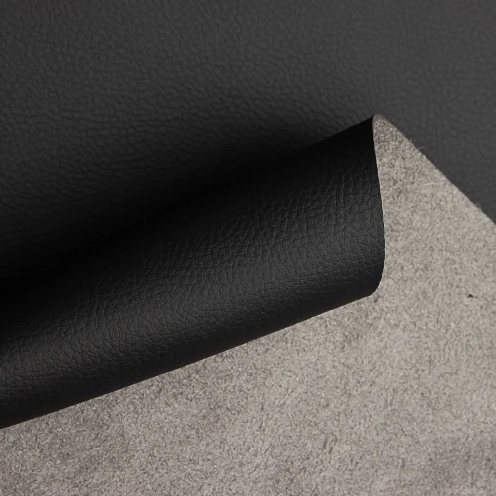 Faux cuir noir pour volant de voiture
