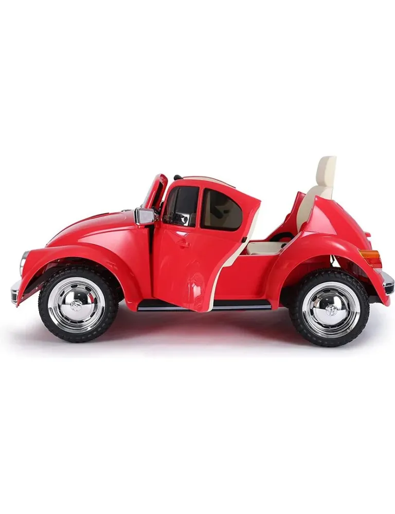 Feber Beetle Rouge Voiture Électrique 12V avec Télécommande RC (800013448)