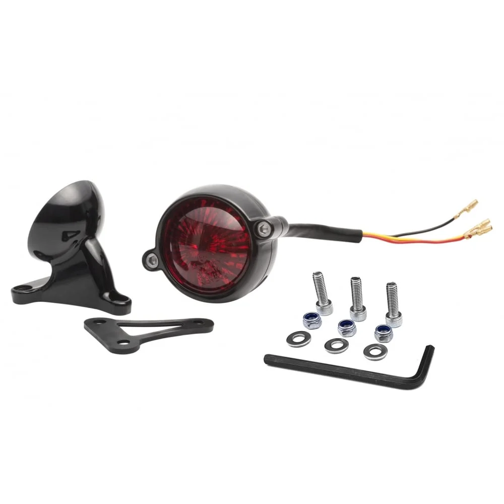 Feu arrière moto LED noir Eldorado