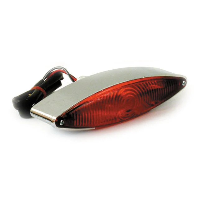 Feu arrière de moto Snakelight chromé