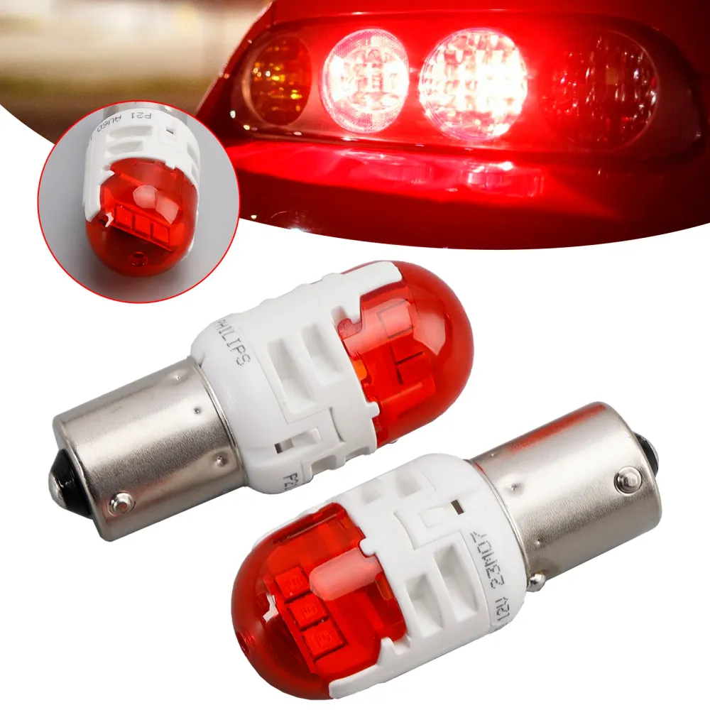 Feu de voiture LED-AMBRE Ultinon Pro6000 PY21W P21W 11498AU60 pour PHILIPS