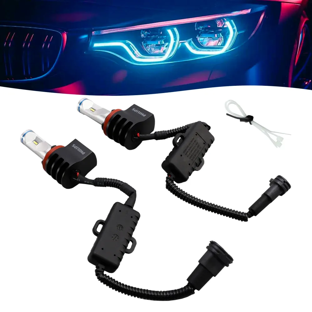 Feu de voiture LED-FOG H8/H11/H16 12794UNI 12V 10W 6500K pour PHILIPS