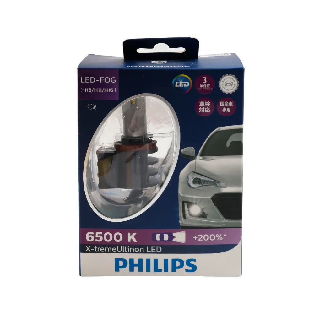 Feu de voiture LED-FOG H8/H11/H16 12794UNI 12V 10W 6500K pour PHILIPS