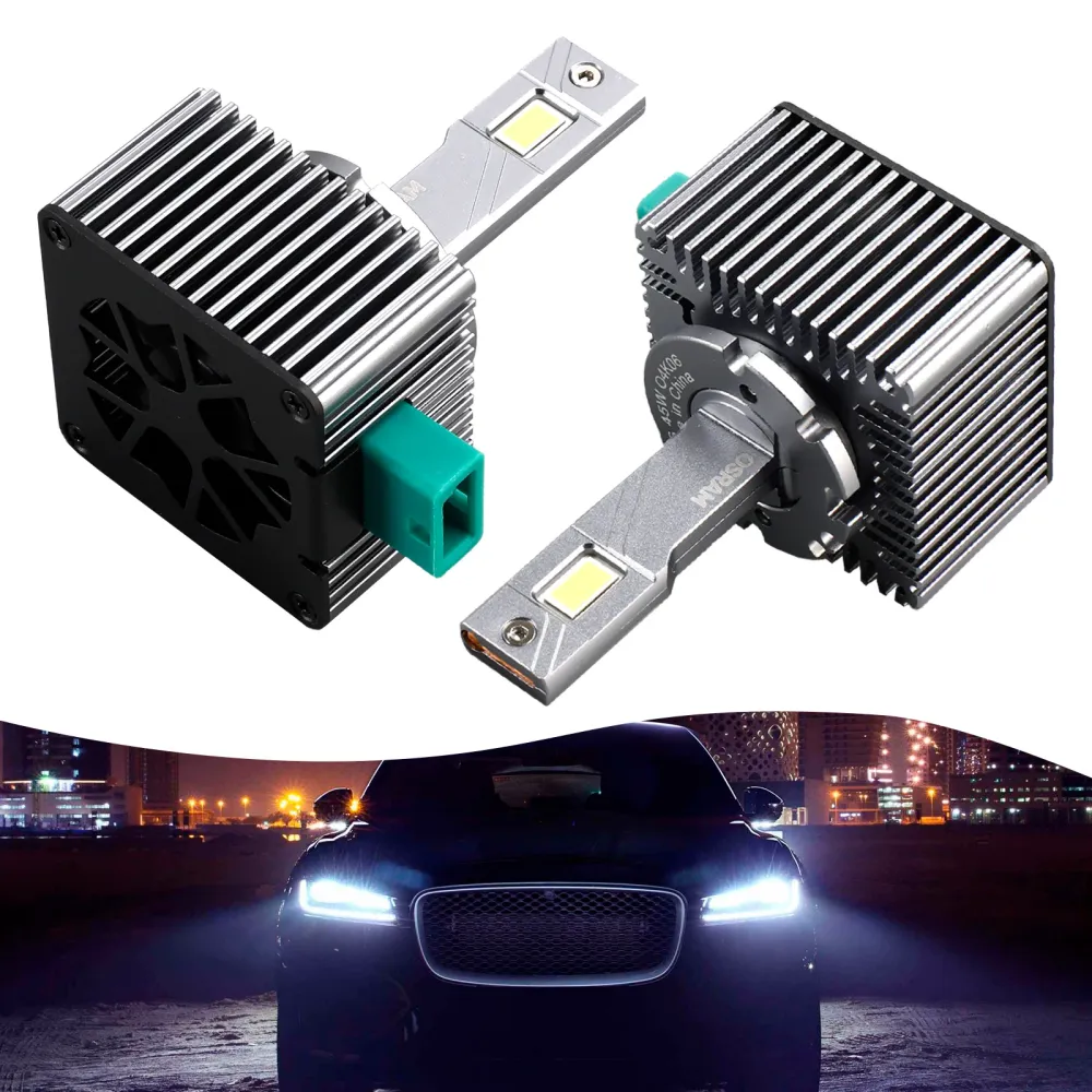 Feu de voiture LED-HL D3S 166340CW 45W 6000K, 2 pièces, pour OSRAM