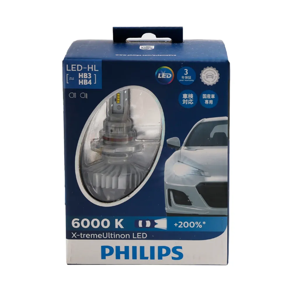 Feu de voiture LED-HL x-tremeUltinon LED 9005/6 HB3/4 11005XU 12V 25W pour PHILIPS
