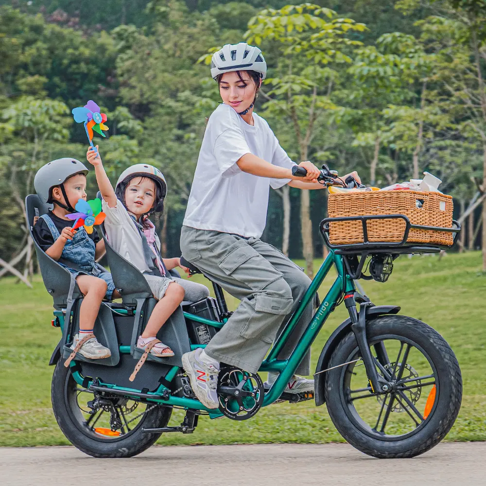 Fiido T2 Vélo électrique Longtail Fatbike Cargo fiido.fr