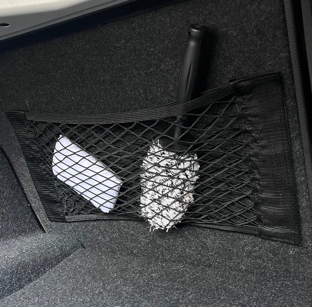Filet de Rangement Élastique pour Coffre de Voiture