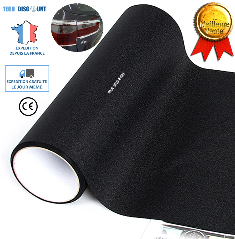 TD® Film voiture phare vitre carrosserie arrière couleur haute qualité véhicule autocollant feu brouillard imperméable cli...
