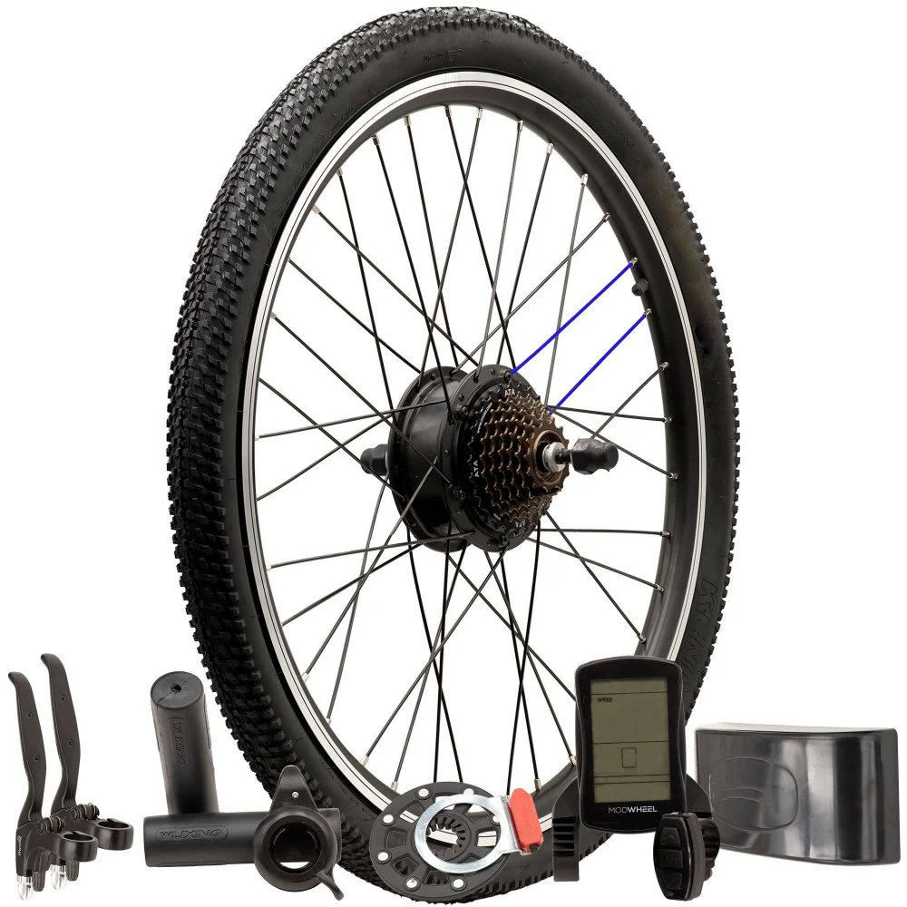 Roue arrière 36v 250w 26 pouces Tiger Wheel Geared Kit de vélo électrique + batterie en option Flying-Tiger