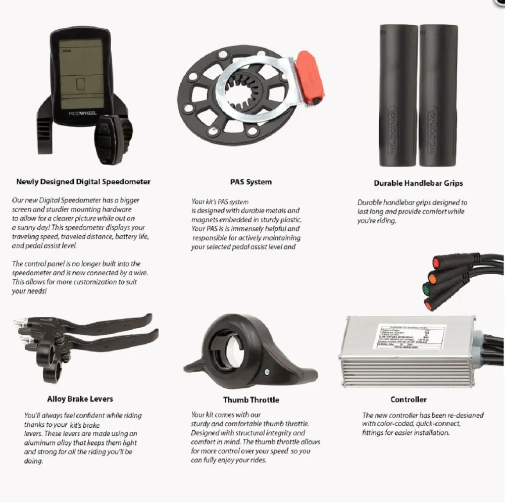 Roue arrière 36v 250w 26 pouces Tiger Wheel Geared Kit de vélo électrique + batterie en option Flying-Tiger