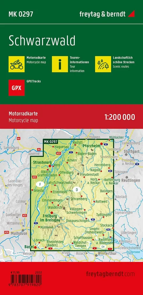 Carte spéciale moto - êt Noire | Freytag & Berndt