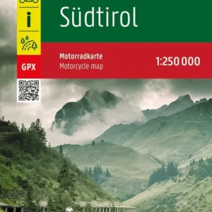 Carte spéciale moto - Haute-Bavière, Tyrol, Sud-Tyrol | Freytag & Berndt