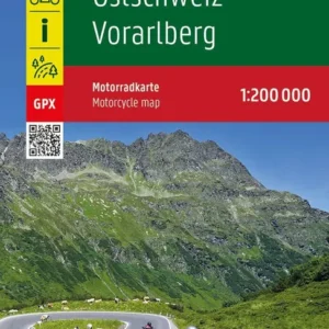 Carte spéciale moto - Lac de Constance, Allgäu, Suisse Est, Vorarlberg | Freytag & Berndt