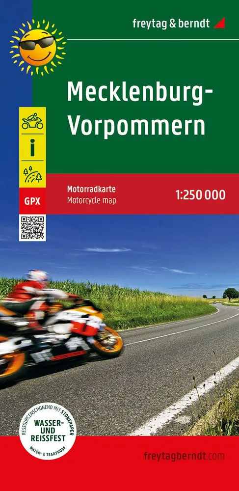 Carte spéciale moto - Mecklembourg-Poméranie-Occidentale | Freytag & Berndt