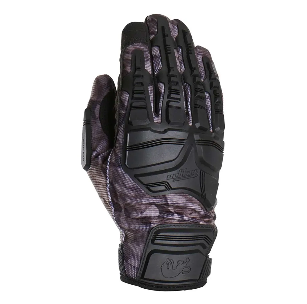 Gants moto été homme - Tekto Evo Noir/Camo Furygan