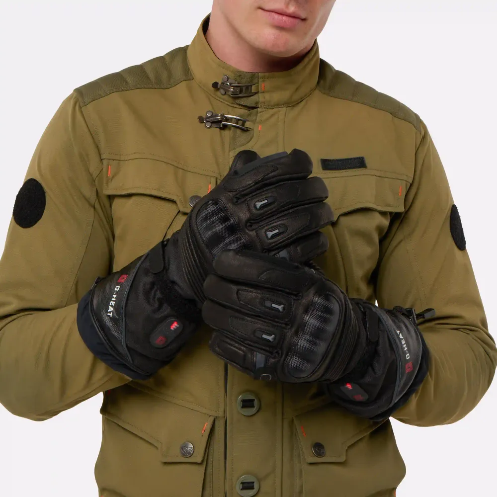 Gants moto chauffants ALLROADS + G-Heat®