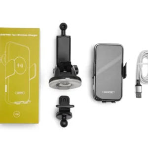GADGETME Chargeur Rapide Sans Fil 15W avec ventouse (voiture & camion)