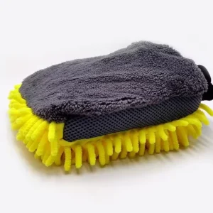 Gant de lavage microfibre 3 en 1 pour voiture, éliminateur d'insectes, éponge de lavage de voiture