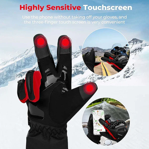 Gants de moto d'hiver imperméables (Niger)