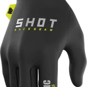 Gants Moto SHOT RACE GEAR Climatic Black Neon Yellow T10