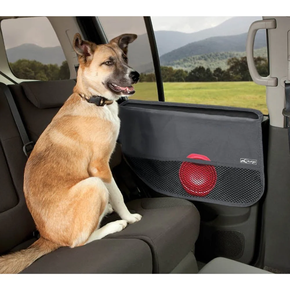 KURGO, Housses protectrices, Pour porte de voiture, Noir, Pour chien, Paquet de 2 Gastronome