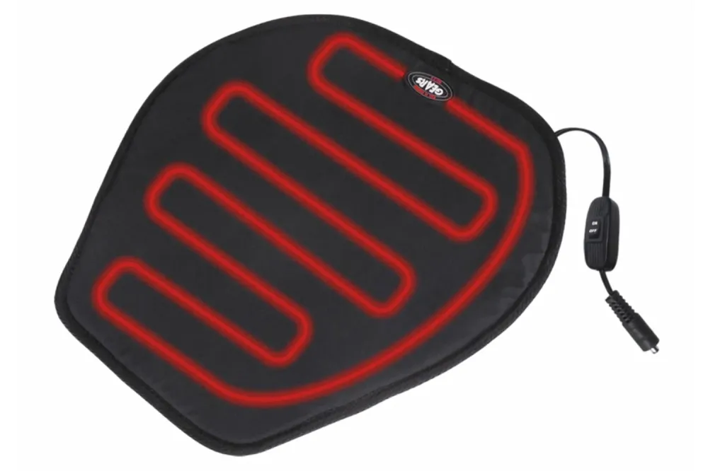 Coussin de siège chauffant pour moto, motoneige et VTT Gears Canada