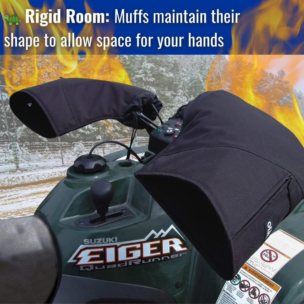 Manchons de guidon rigides pour VTT, moto et motoneige Gears Canada