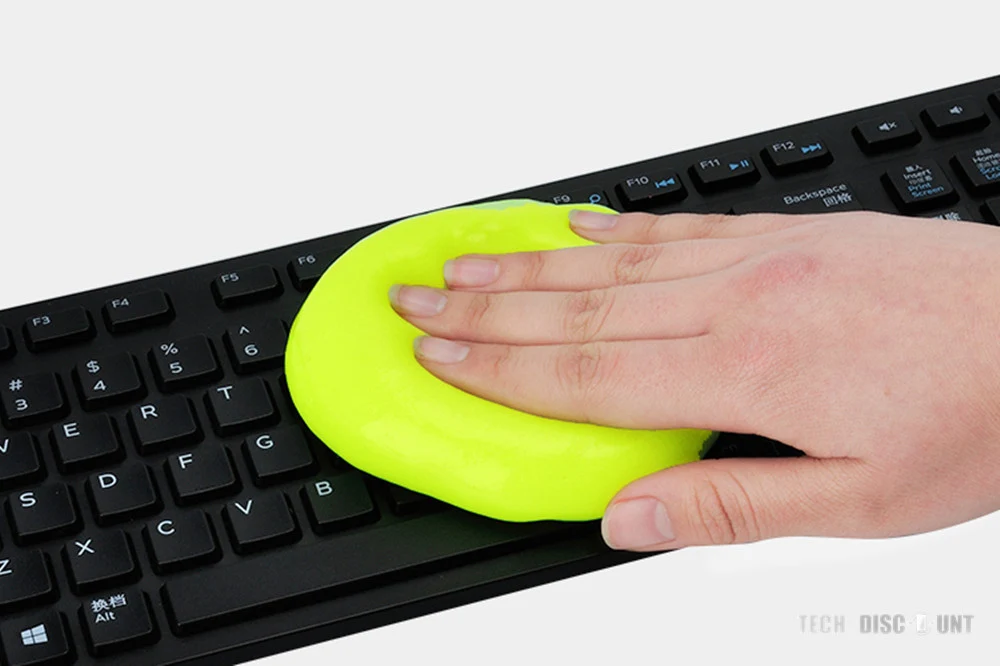 TD® gel magique nettoyant clavier anti-poussiere ecran telephone pate de nettoyage voiture magique telecommande ecran ordi...