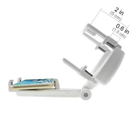 Support De Voiture Pour Téléphone Cellulaire - Installation Sur Rétroviseur - Blanc Generic