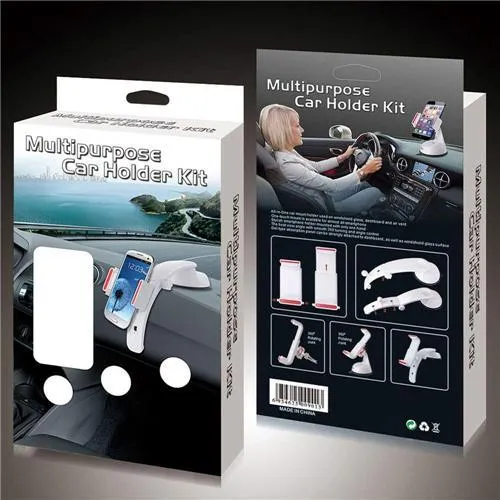 Support De Voiture Pour Téléphone Cellulaire Universel 3 En 1 Pour Ventilation / Support Magnétique / Support Tableau De B...
