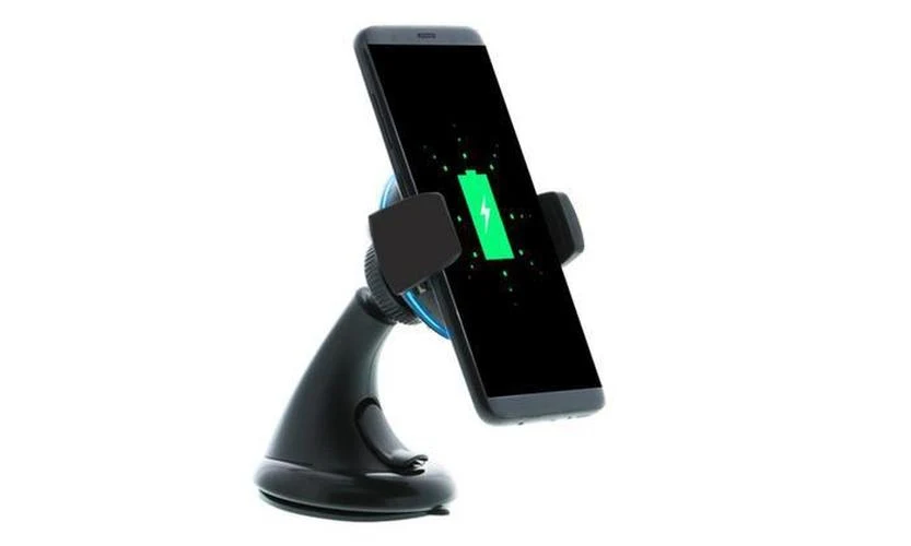 Gentek Chargeur de Voiture Sans Fil 2 en 1 Noir