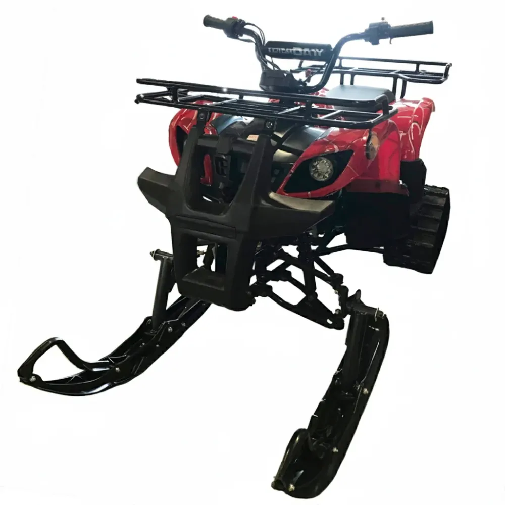 Gio, Blazer 125-D avec Chenilles et Skis, Quad à Essence (4 Temps) (120cc) Red