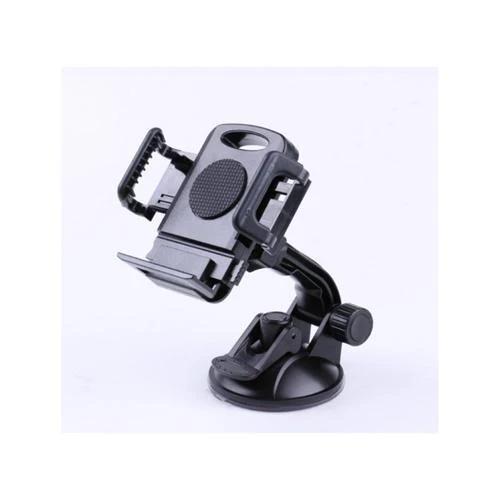Globaltone Support De Voiture Pour Téléphone Cellulaire Avec Succion Et Clip Noir