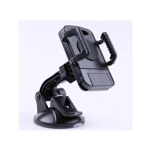 Globaltone Support De Voiture Pour Téléphone Cellulaire Avec Succion Et Clip Noir