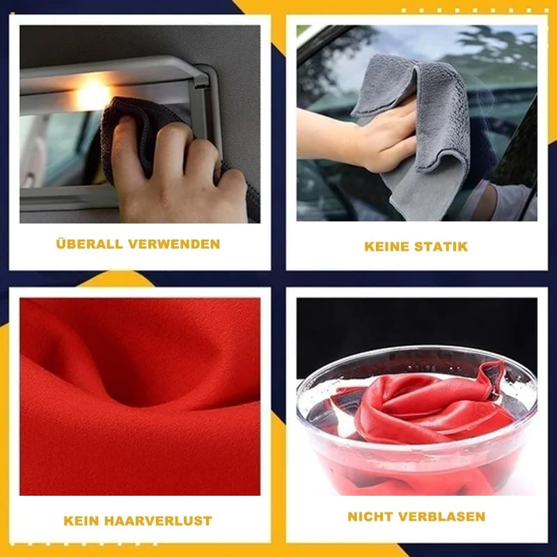 Serviette de lavage de voiture super absorbante Glückstür