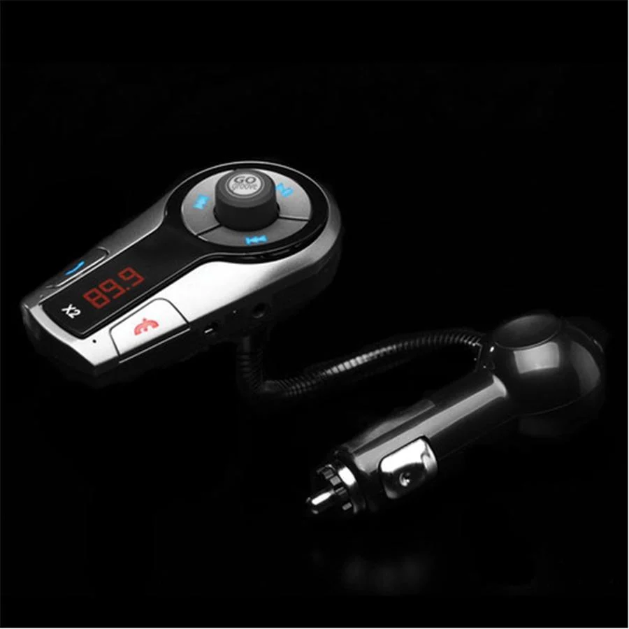 Gogroove Flexsmart X2 Transmetteur FM Bluetooth pour Voiture Gris GGFSX20200GYEW