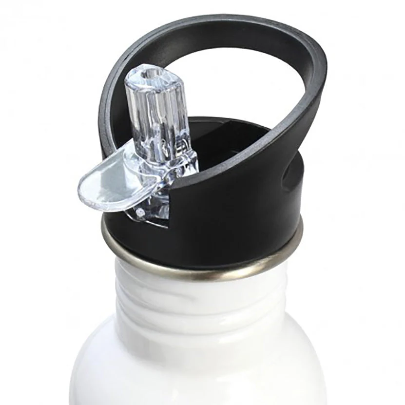 Gourde moto personnalisable prénom en acier inoxydable