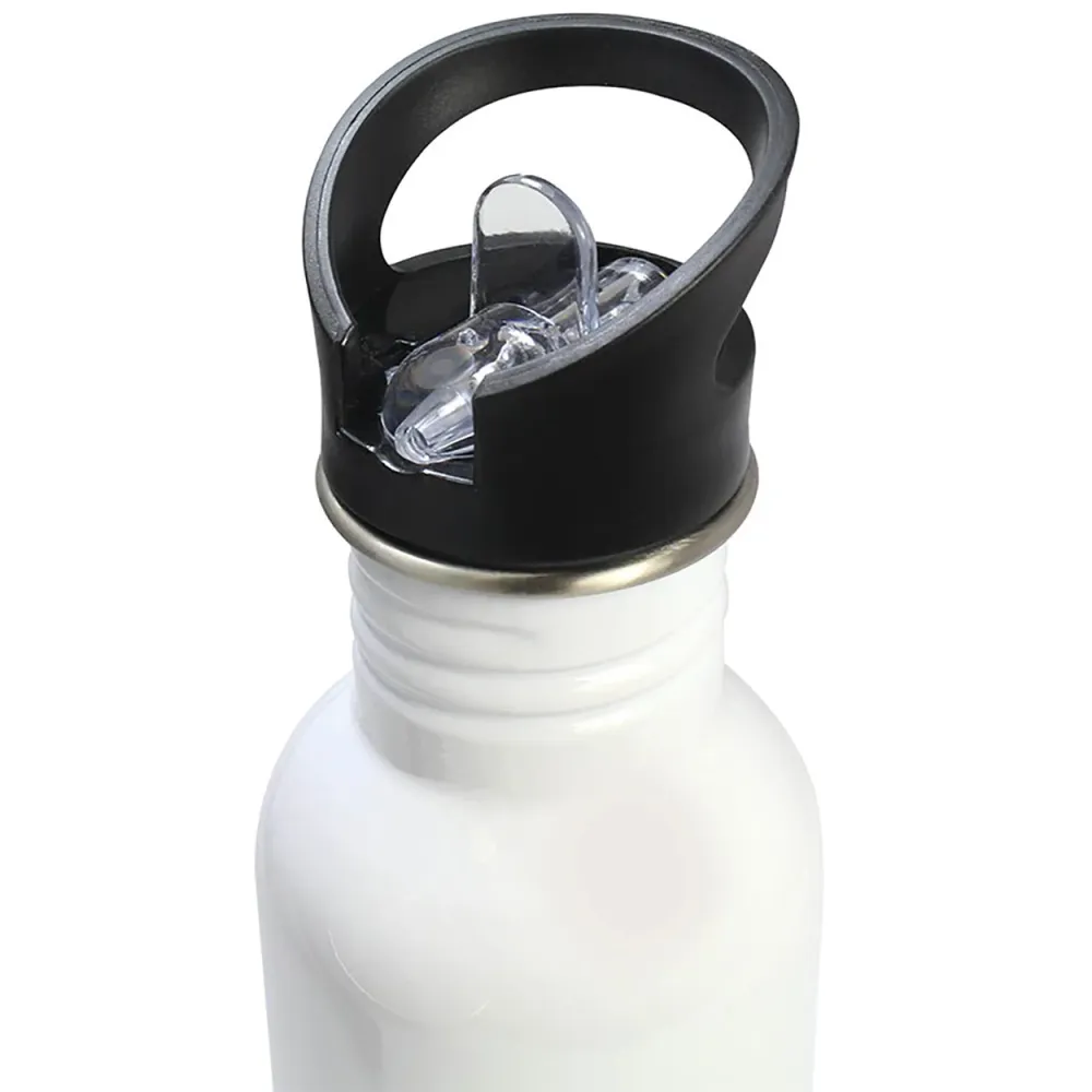 Gourde moto personnalisable prénom en acier inoxydable