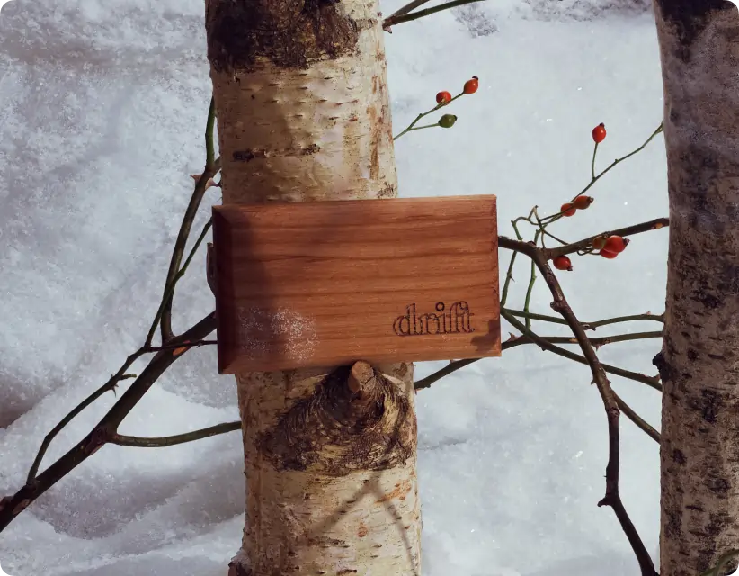 Grande Vague Désodorisant en bois pour la voiture Recharge