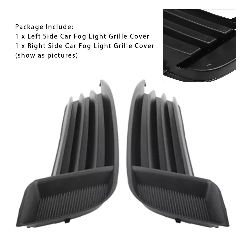 Grilles de phares antibrouillard pour pare-chocs avant de voiture Audi A3 S3 2X 2013 – 2017