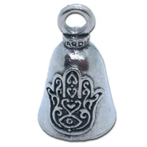Guardian Bell Hamsa Main de Fatma - Clochette Protection Moto Porte-Bonheur