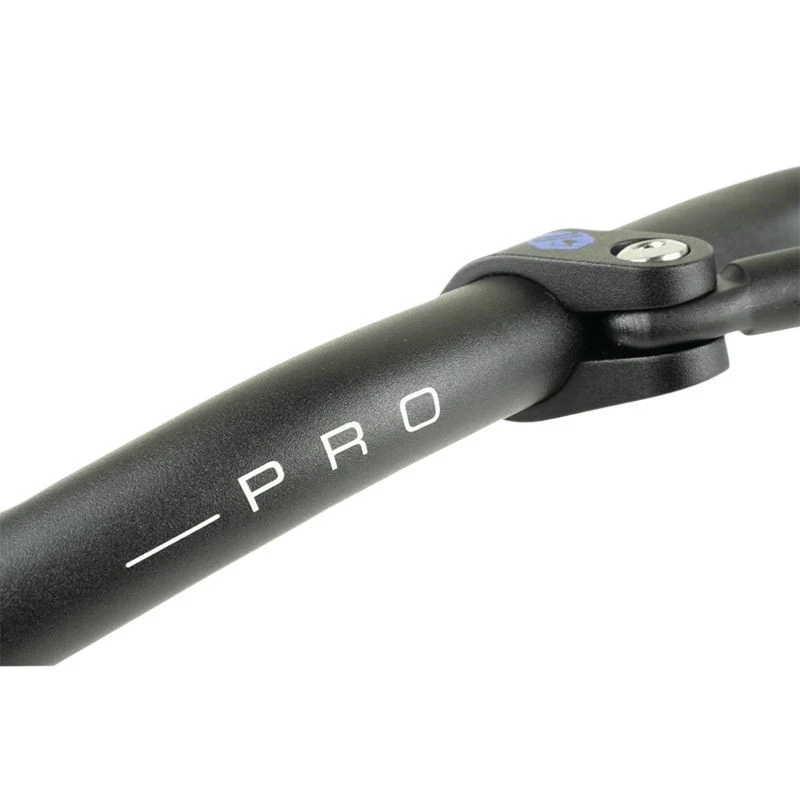 Guidon Moto Noir/Bleu Alu KRM Pro Ride 22,2mm