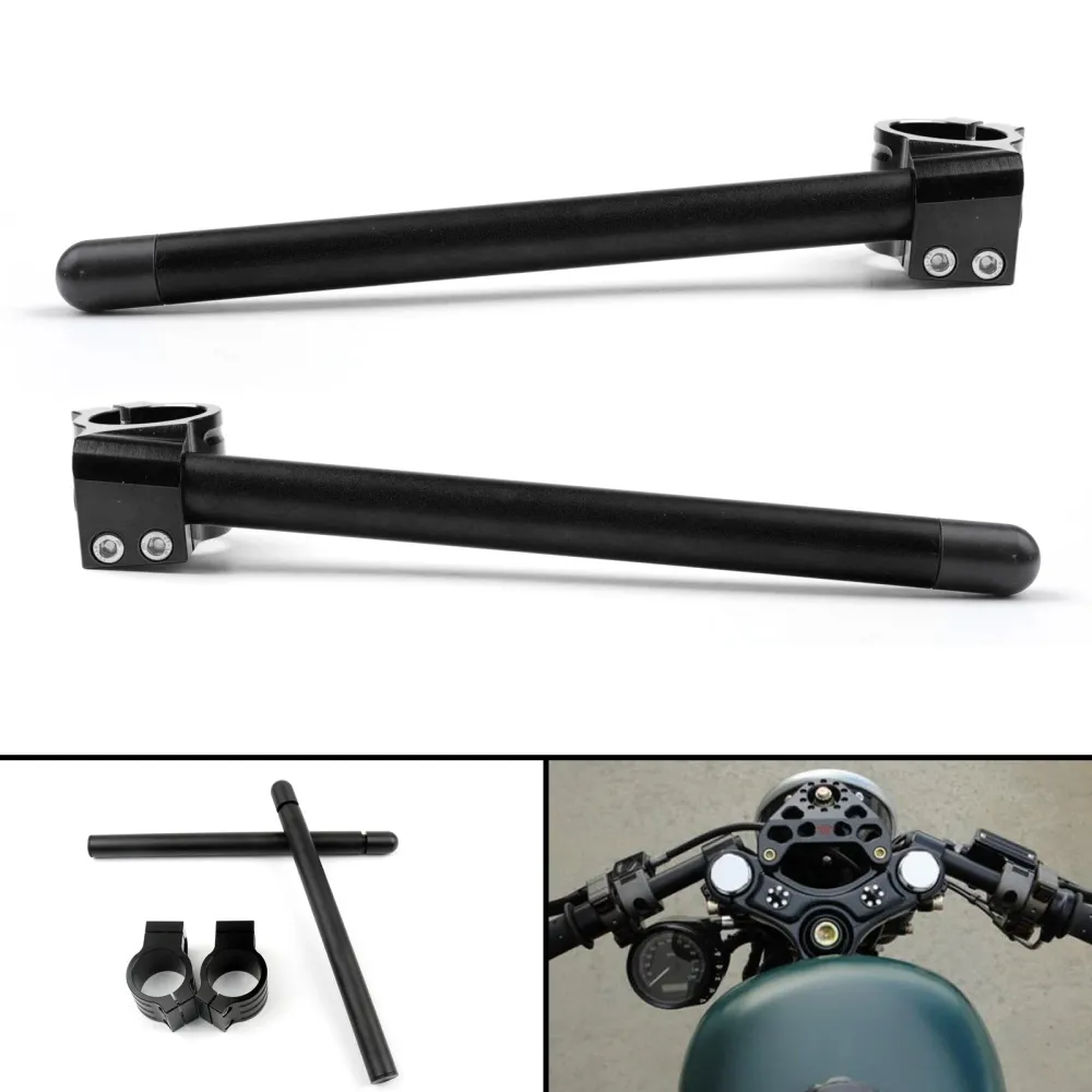 Guidon universel à clipser pour moto 35 37 41 43 45 46 48 50 51 52 53 54 mm générique