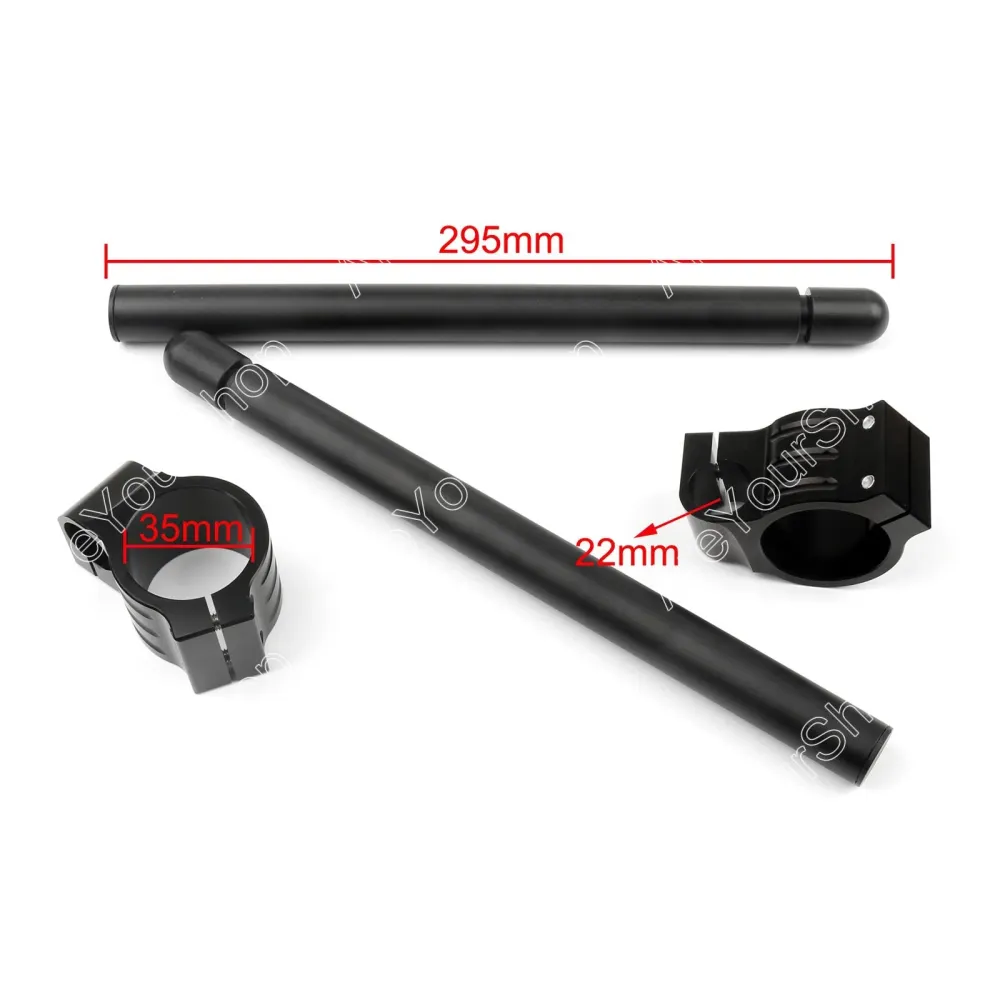 Guidon universel à clipser pour moto 35 37 41 43 45 46 48 50 51 52 53 54 mm générique