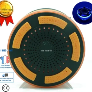 TD® TD™ Haut-parleur bluetooth + support téléphone 2 en 1 étanche extérieur voiture audio radio portative à ventouse avec...