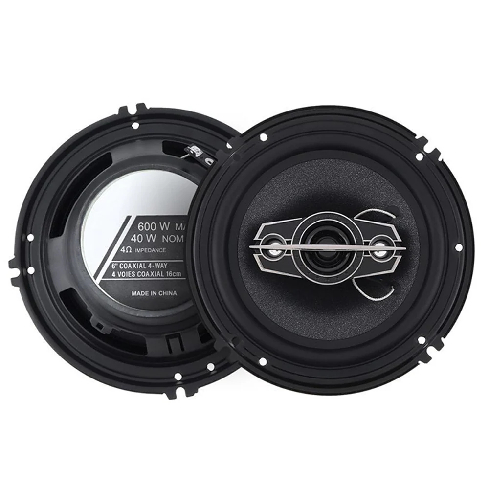 Haut-parleur coaxial de 6,5 pouces pour modification de haut-parleur audio de voiture max 600W pour toutes les voitures